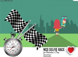 NCG Selfie Race for Valentine's Day