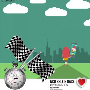 NCG Selfie Race for Valentine's Day