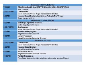 Peñafrancia Fiesta 2016 Schedule_p3