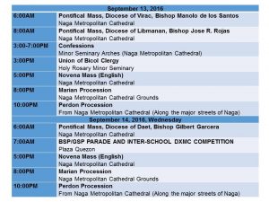 Peñafrancia Fiesta 2016 Schedule_p4