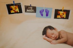 Candy Corn Baby Photography