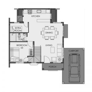 Camella Naga Freya ground floor plan