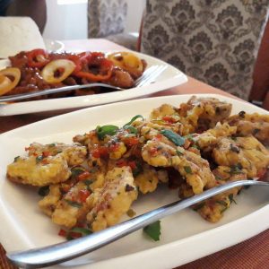 porl spareribs with salt and pepper