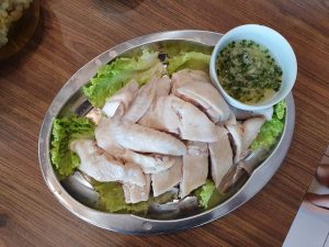 white chicken by Lokwan Noodle and Dimsum House