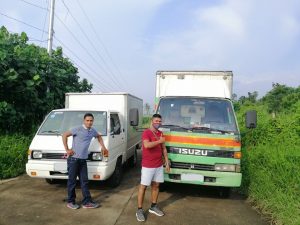 isuzu elf and mitsubishi van driver and porter_grace and faith trucking services